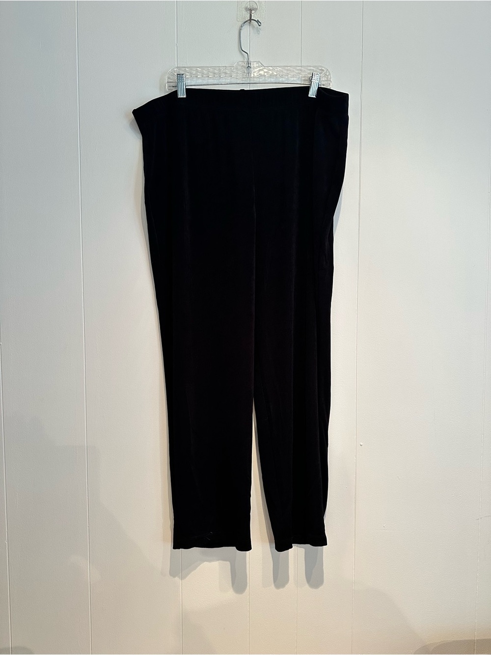 NWT Chico’s Travelers Essential Slim Pants Black Pull-On Knit 4S Travel - Picture 3 of 11
